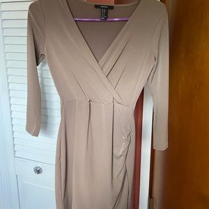 FOREVER 21 Fitted Wrap Dress